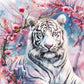 White tiger illustration