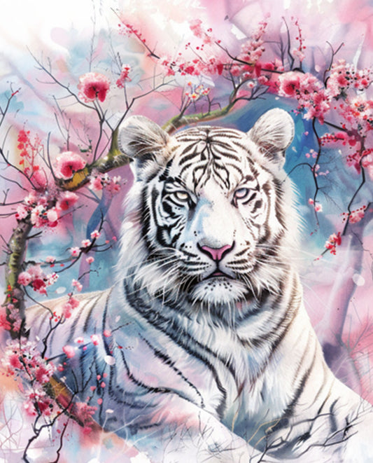 White tiger illustration