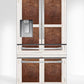 Copper warm white pie safe