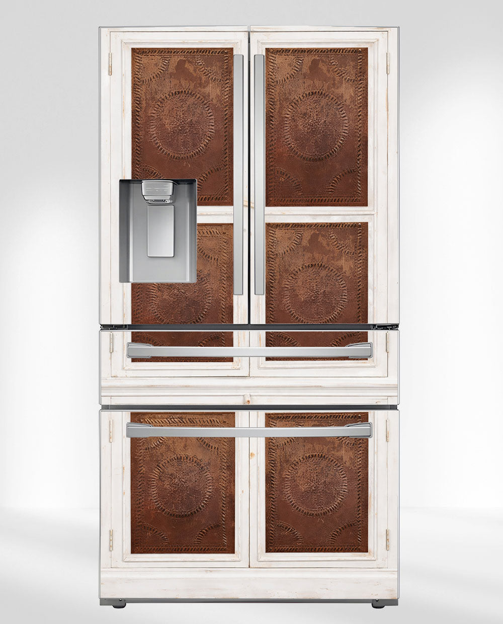 Copper warm white pie safe