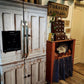 White primitive cabinet