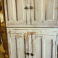 White primitive cabinet