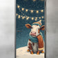 Cozy Cow, Snowy Glow