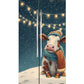 Cozy Cow, Snowy Glow