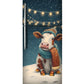 Cozy Cow, Snowy Glow