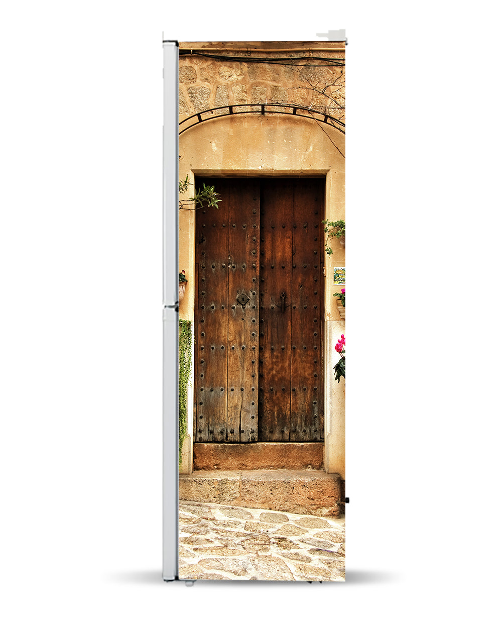 puerta marrón