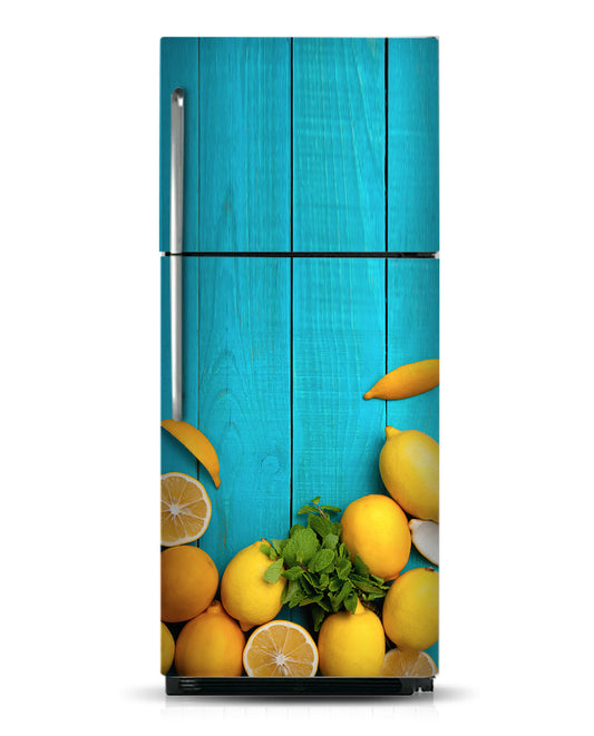 Lemons - Magnetic Refrigerator Skins Kudu Magnets