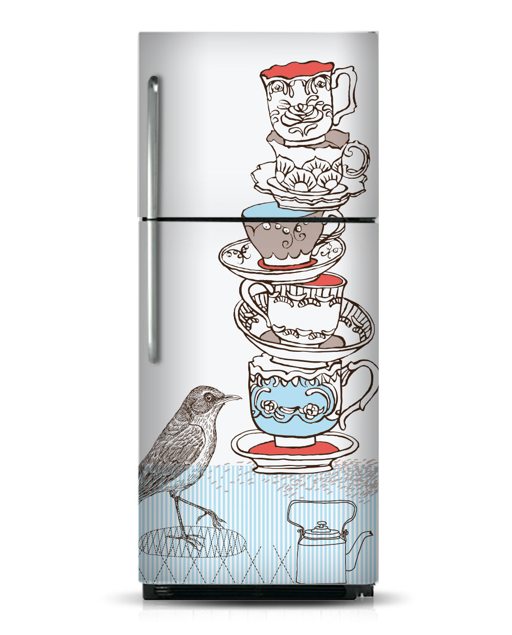 Tea Bird - Magnetic Refrigerator Skins Kudu Magnets