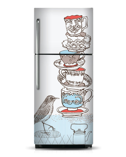 Tea Bird - Magnetic Refrigerator Skins Kudu Magnets