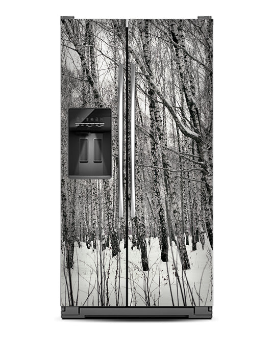 Winter birches