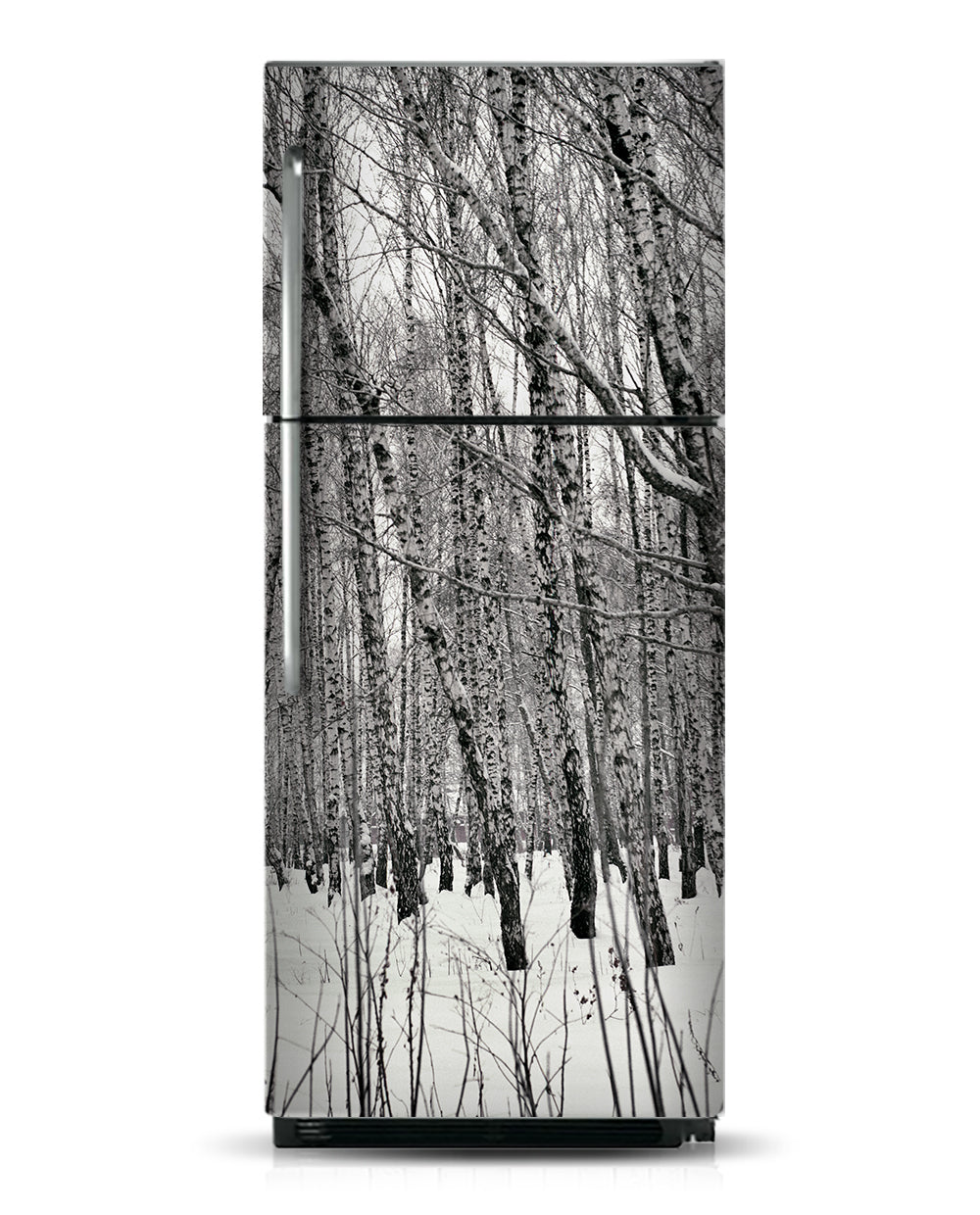 Winter Birches - Magnetic Refrigerator Skins Kudu Magnets