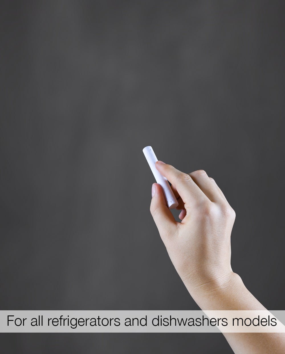 calk-black-des - Magnetic Refrigerator & Dishwasher Skins Kudu Magnets