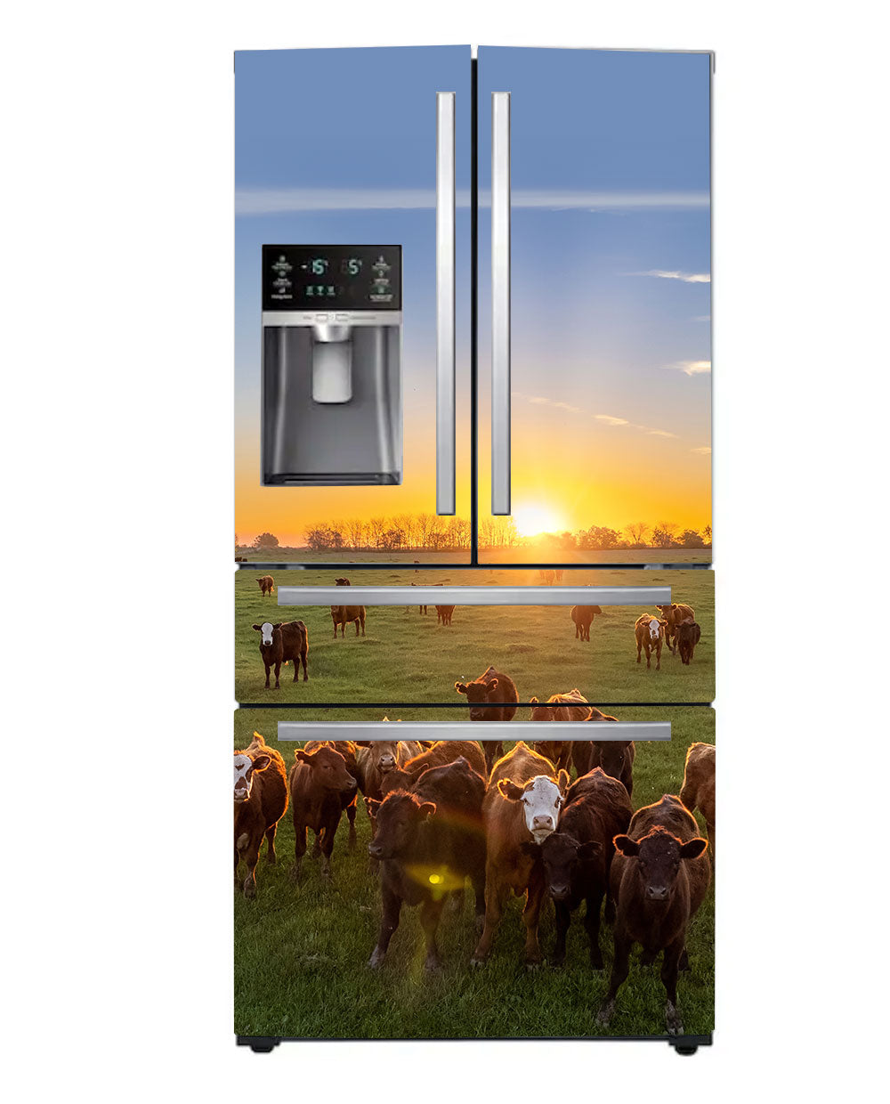 Cow herd Magnetic Refrigerator Cover – KUDUmagnets
