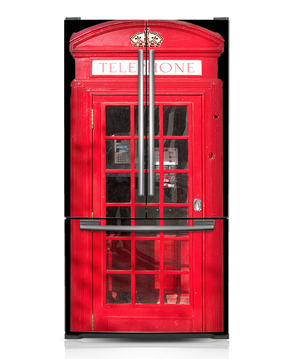 Cabina telefónica roja
