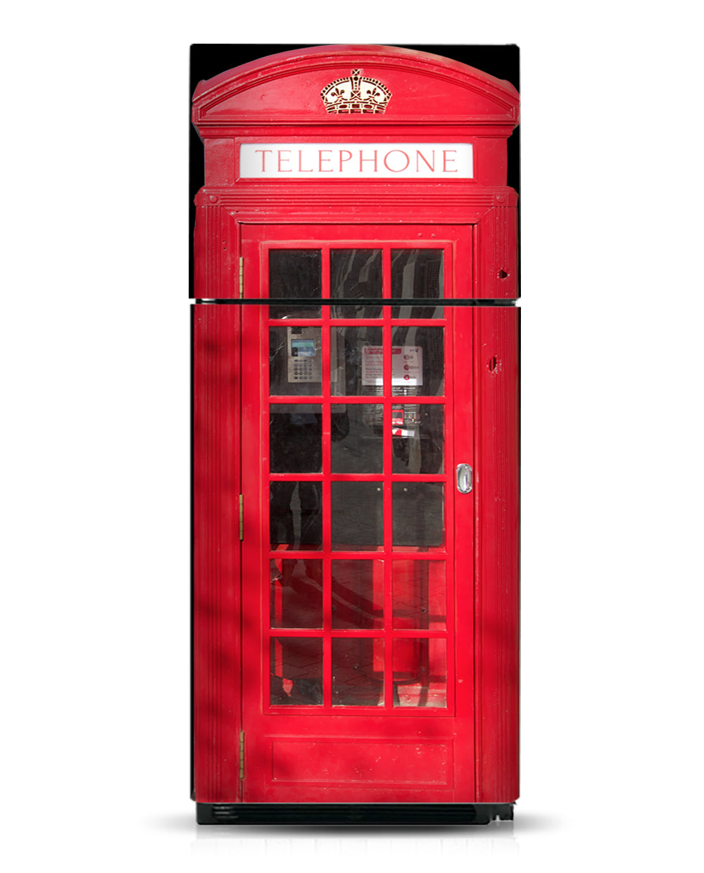 Cabina telefónica roja