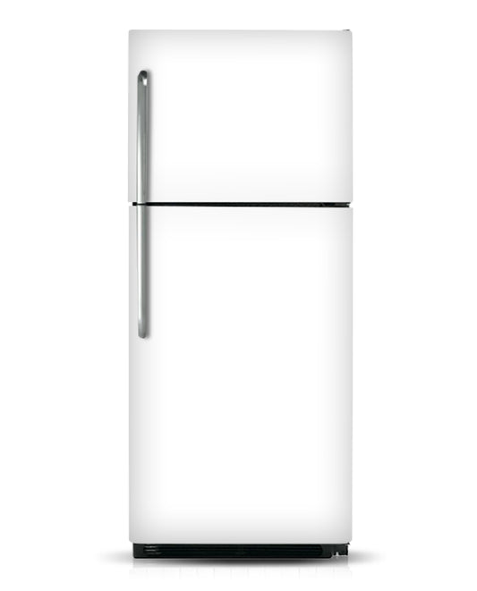Solid white - Magnetic Refrigerator Skins Kudu Magnets